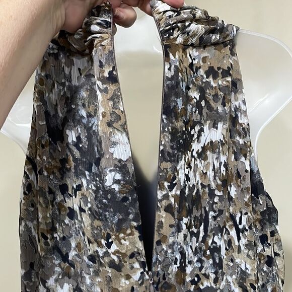 NWOT Jessica Howard Sleeveless Halter Style Dress. Size 12 L large - Picture 9 of 11